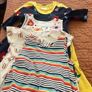 Lot of 5 Hanna Andersson dresses, size 130